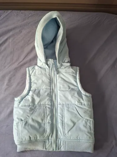 Colete infantil-azul claro