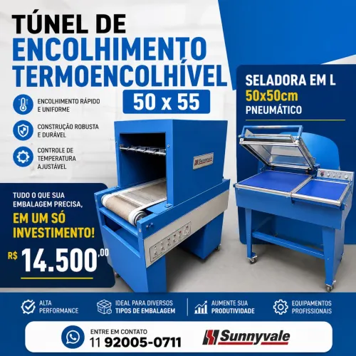 Seladora 55 x 55 pneumática cm forno