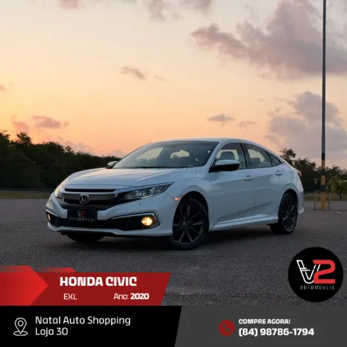 Honda Civic Sedan EXL 2.0 Flex 16V Aut.4p 2020