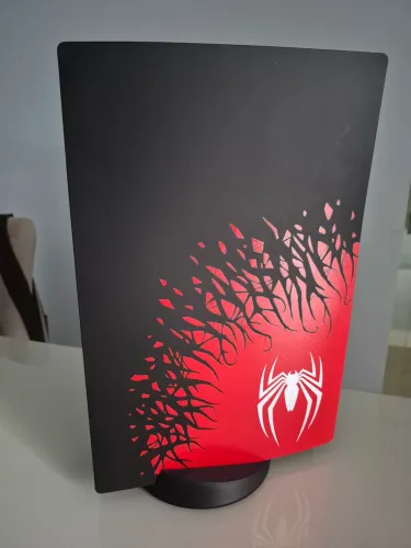 Faceplate - Spider Man (tampa midia fisica)