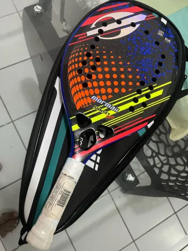 Raquete De Beach Tennis Mormaii Sunset Pro Com Capa Lona