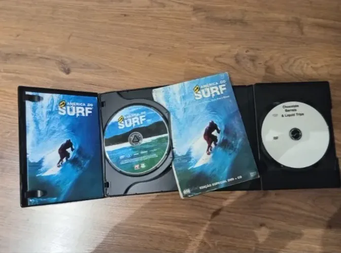 DVD + CD América do Surf (Edição Especial) e Rip Curl como Chocolate Barrels & Liquid Trip
