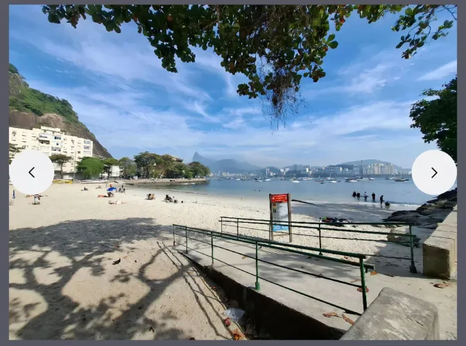 Lindo apartamento com vista ampla na Urca
