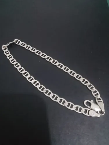 Pulseira Cartier em Prata 925 - Elo Trabalhado - Original. 