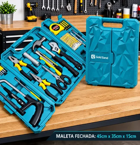 Kit Caixa 27 Ferramentas Embralume Profissional C/Maleta Multiuso