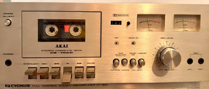 Tape Deck Akai Cs 702d - Direto De 1977 - 100% Revisado