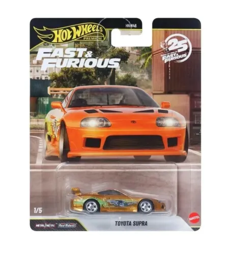 HOT WHEELS PREMIUM VELOZES E FURIOSOS 25º ANIVERSÁRIO TOYOTA SUPRA 2026 EDIÇÃO ESPECIAL