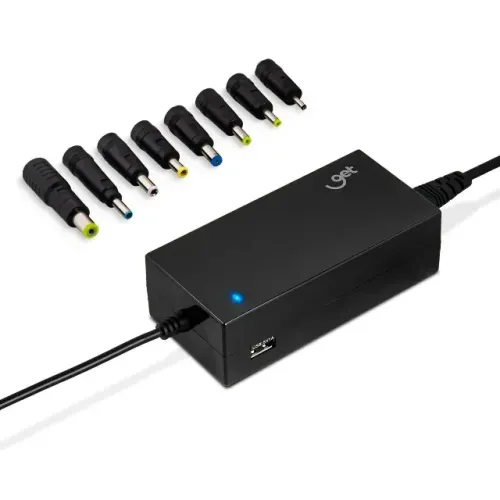 Carregador Univ Notebook Get 90W 8 Plugs Frete Grátis