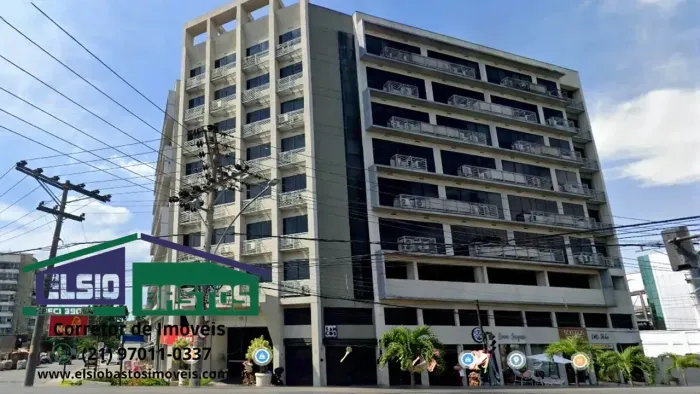 Sala com banheiro e garagem no West Tower Campo Grande RJ