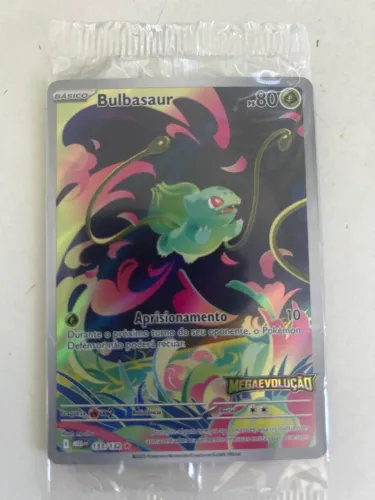 Carta Pokémon- Bulbasaur Megaevolução