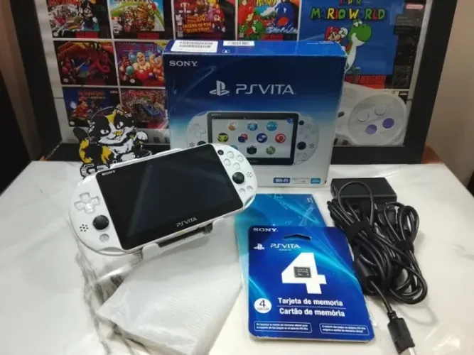 PSVita branco completo e impecável