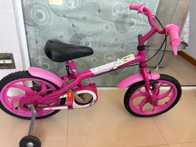Bicicleta Caloi Rosa