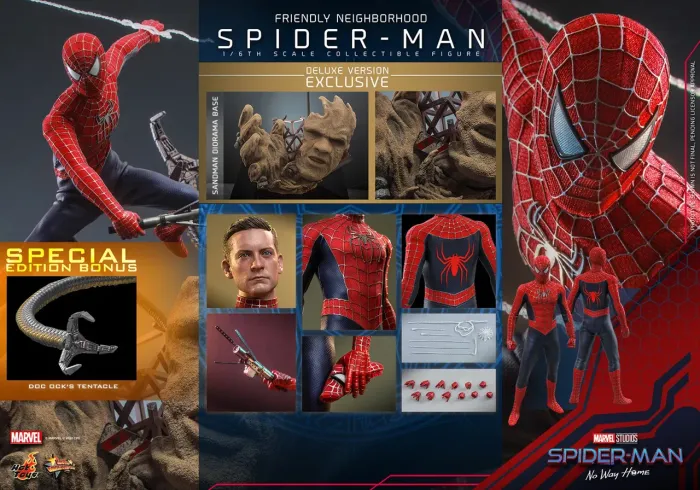 hot toys spider man tobey maguire deluxe special edition