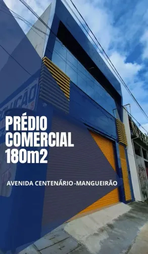 Prédio comercial na Av. Centenário, construção nova, 180 m², próximo a transmangueirão