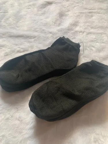 Kit com 7 pares de meia pretas soquetes do 34 ao 39