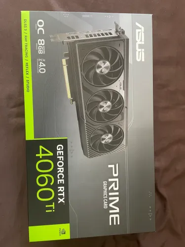Caixa vazia Rtx 4060 ti prime nvidia