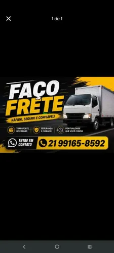Faço fretes e mudanças todo Rj