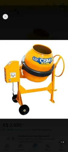 Betoneira csn 150l