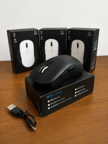 MOUSE SEM FIO RECARREGÁVEL - ESTOQUE DISPONÍVEL