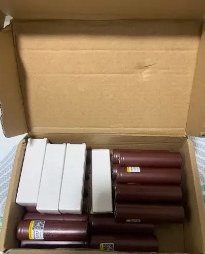18 células 18650 hg2 novas