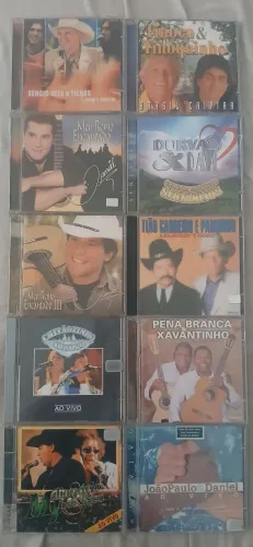 10 cds sertanejo  raiz por 120