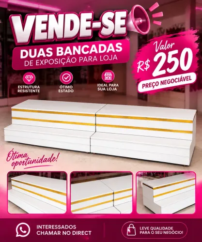 Bancada para loja 