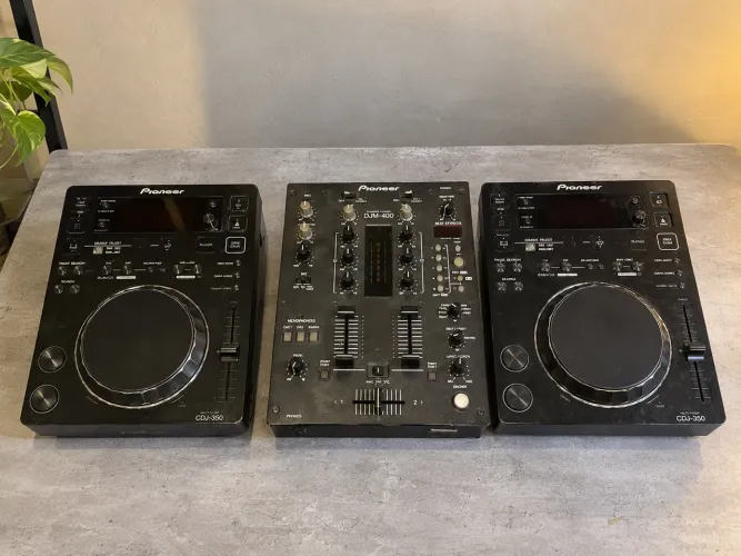 Pioneer CDJ-350 + Mixer DJM-400 + Case ? Kit Completo DJ