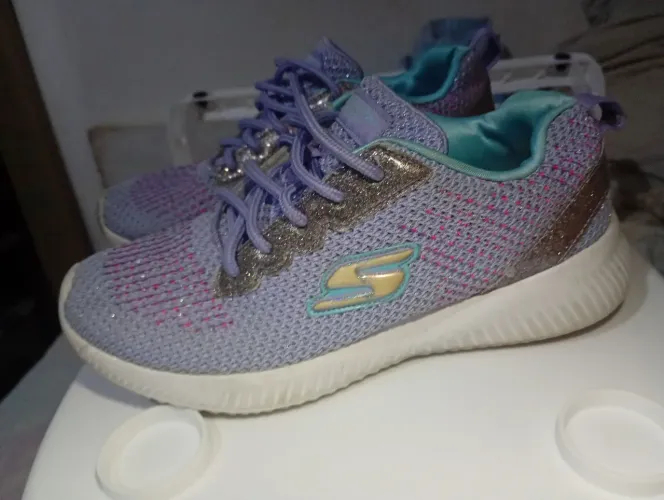 tênis Skechers Bobs Squad Glitter Charm(usado)
