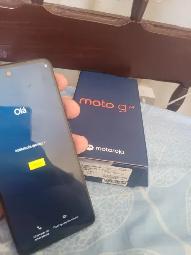 Celula Moto G24 128GB Grafite (4gb de Ram)