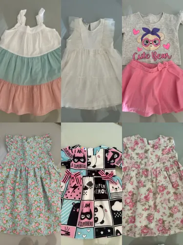 Lote de roupas menina 2 anos 