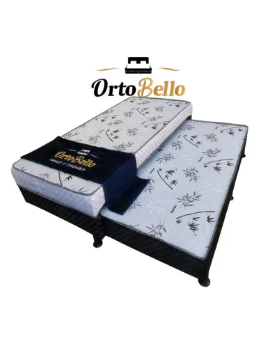 Cama Box Solteiro c/ Auxiliar Mônaco Ortobello - Entrega Rápida! 