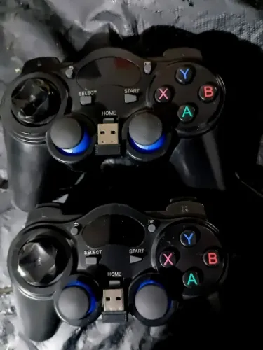 2 Controles Sem Fio Wireless com Receptor USB