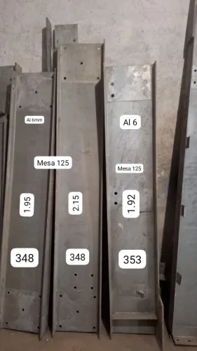 Viga I, w, h, HP tubos metálicos