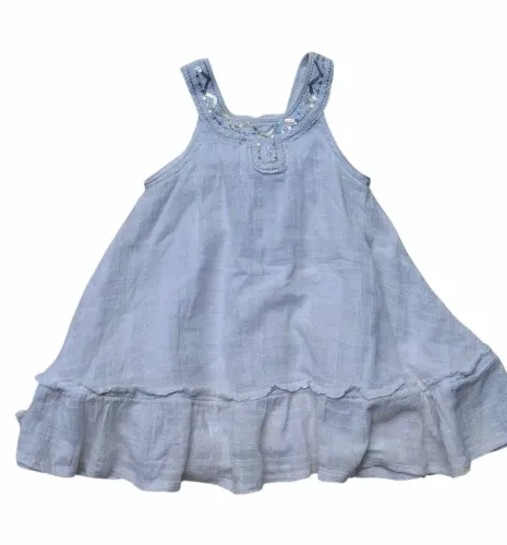 Vestido branco tip top para bebes