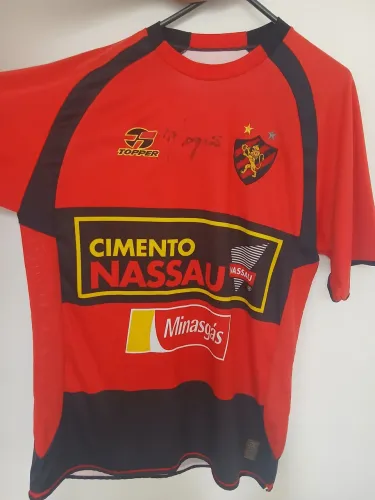 MANTO RUBRO-NEGRO Por ídolo MAGRÃO! Ano 2005 Topper.