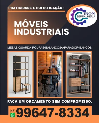 Móveis industriais 