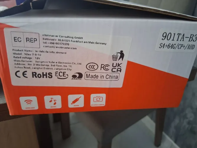 Multimídia 9" Octa-Core 4GB RAM + CarPlay | Com Nota Fiscal PB