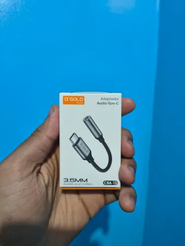 Cabo adaptador áudio tipo C P2