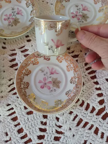 Xícaras de café porcelana  esteatita são  8 xícaras 