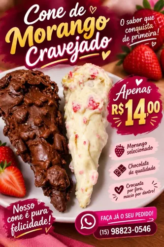 Cone cravejado