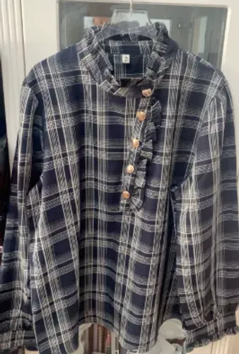 camisa social xadrez