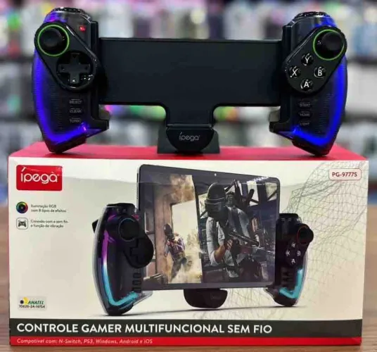 Controle Gamer multifuncional sem fio - Entrega Rápida