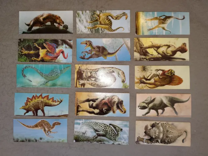 Cards Nestlé Surpresa Dinossauro, valor de cada.