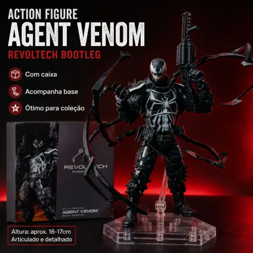 Action Figure AGENTE VENOM REVOLTECH BOOTLEG