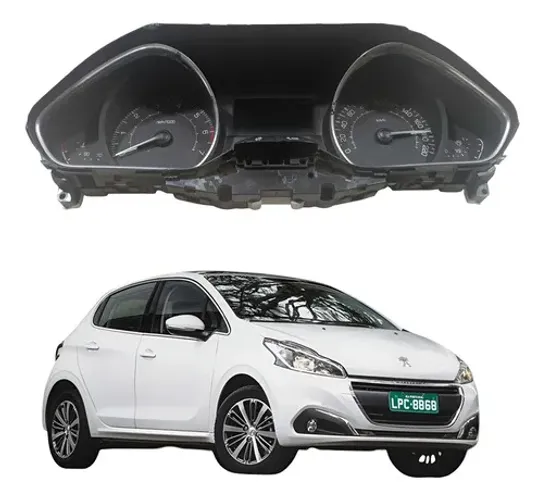 Painel Instrumento Peugeot 208 2013 2014 2015 2016 2017 2018 Preto