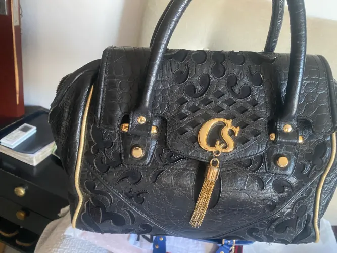 Bolsa Couro Legitmo Carmen Sttefens 