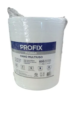 Pano Multiuso Perfex Brancos Pano Sintético 28cm x 240m Profix Promoção Entrega Grátis