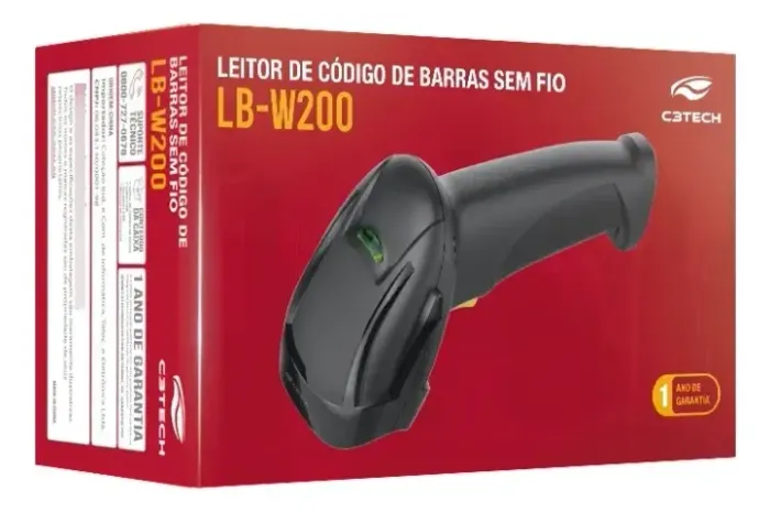 Leitor de Código de Barras LB-W200 Sem fio