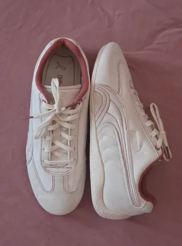 tênis puma speedcat paris creme 37