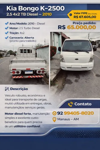 Kia HR Bongo 2500 Diesel 